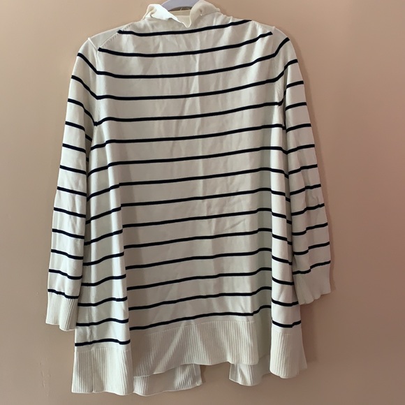 Talbots ruffled cardigan - Picture 7 of 8